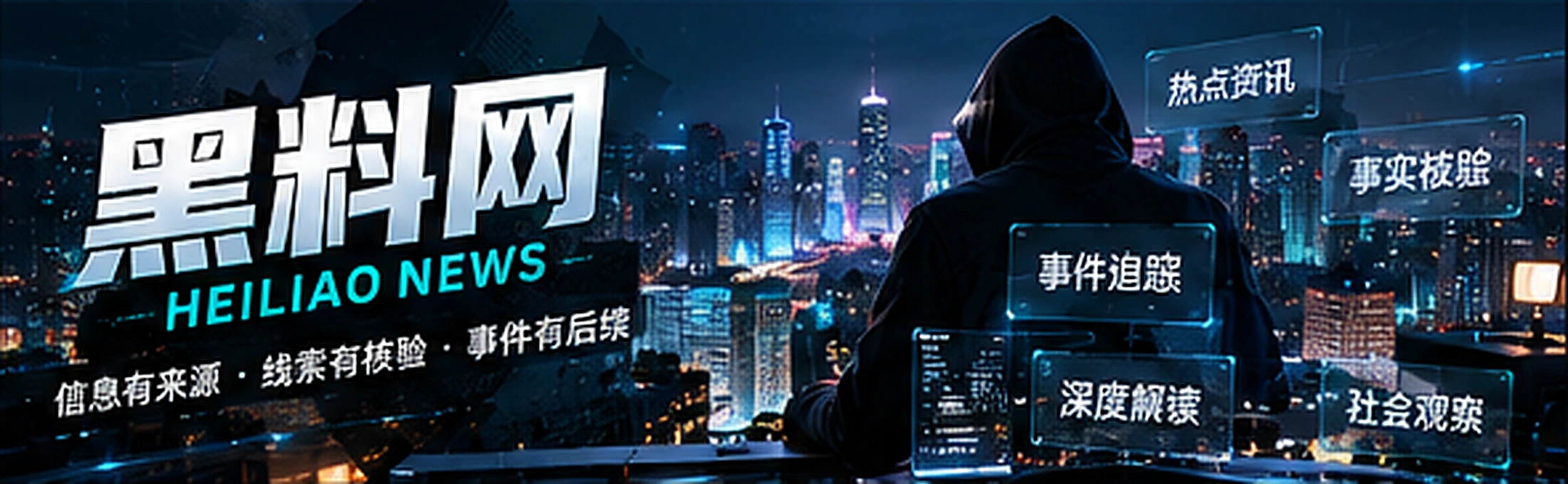 黑料网城市资讯主题概念配图